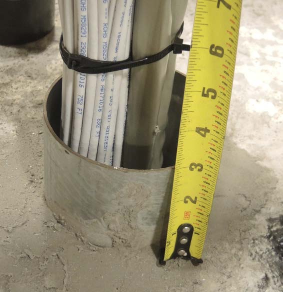 Sleeves in Concrete Floors